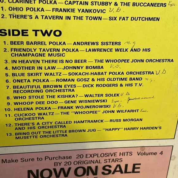 25 Polka Greats Vol. 1 (Vinyl, 1971) K-Tel International C 10123 Good+ LP - Picture 5 of 12